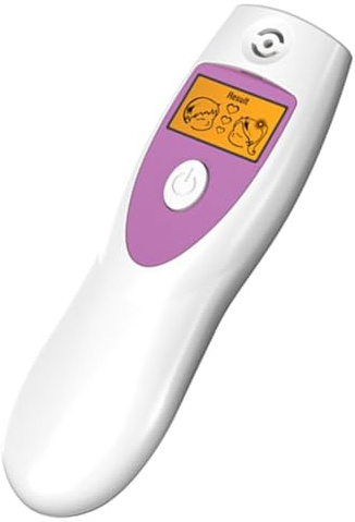 Ciieeo Probador de Halitosis Portátil para Uso Personal Sensor Electrónico y Carcasa de Plástico Blanco para Evaluación Precisa del Aliento y Frescura Bucal