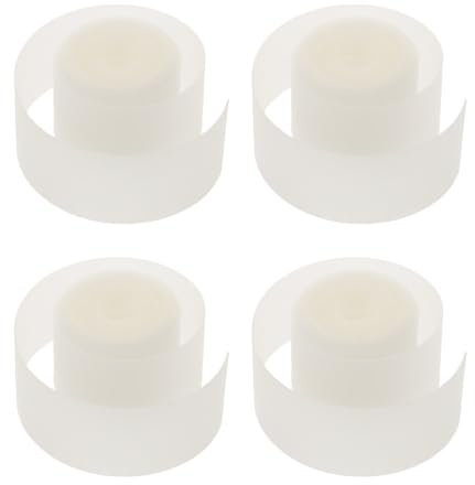 ibasenice Ruban Adhésif pour Fond de Roue de Vélo en PVC Haute Résistance, Protection Anti-crevaison pour Chambre à Air, 4 Rouleaux, pour Cyclisme et Déplacements