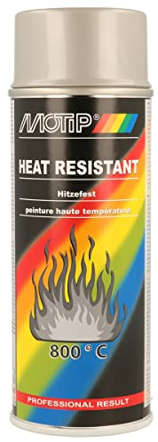 MOTIP - Peinture Alu - MT4032 - Résitant À La Chaleur & À L'Essence - Excellente Adhérence - Haute Qualité - 400ml, Argent