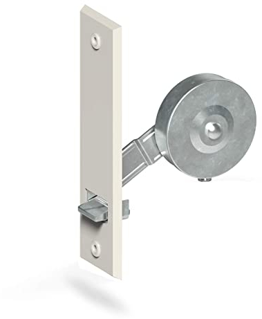 markiso® 1 Stück Rolladen Gurtwickler unterputz Farbe Grau, Rollladen Aufwickler Lochabstand 160mm für Maxigurte bis 23mm, Einlassgurtwickler inkl. 2 Abdeckungen