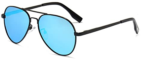YAMEIZE Polarisé Trendy Toddler Oval Lunettes de Soleil - à Monture en Métal pour Garçons Filles Teens Protection UV400 Mode Unisexe Sans Monture en Métal Lunettes pour Enfants Mignonnes