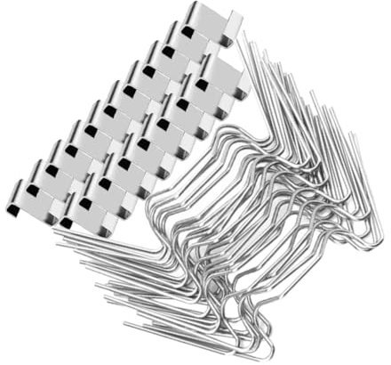 CAXUSD Gewächshaus-zubehör Garten-Clips Edelstahl-z-Clips Befestigung Für Gewächshausplatten Und Z-Schnalle Flexible Anbringung Für Verschiedene Gewächshauskonfigurationen