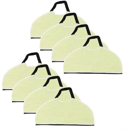 Jotekonoby Lot de 8 serpillères pour Shark, RV2610WA, série AV2610WA, AI, robot aspirateur Ultra 2 en 1, microfibre, doux, lavable et réutilisable