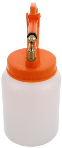 TIDTALEO Handheld Pump Spray Paint Gun Plastic Bottle, Cordless Diy Paint Sprayer for Indoor House Painting and Furniture Spray, Compatible Air Compressor for Garden and Fence Use