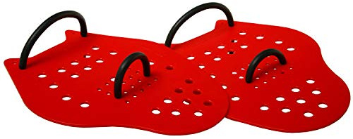 Malmsten Unisex Swim Power Handpaddel, Rot, Größe L