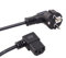 Maclean MCTV-802 - Cavo di alimentazione angolare a sinistra, 1,5 m, colore: Nero
