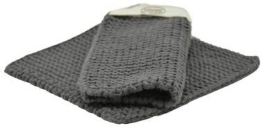 Solwang Topflappen 2er Set dunkelgrau