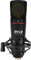 JOVIAL Pyle Large Diaphragm Cardioid Condenser XLR Microphone Kit - Big Capsule 34mm Pro Audio Mic - Audio Cardioid Condenser Studio Mic, Shock Mount, Travel Case, for Fat Vocals and Instrumentals