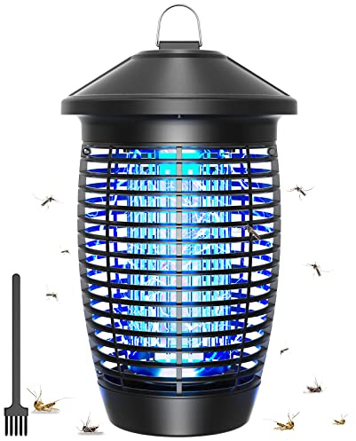 TMACTIME Fly Killer, 4500V 20W UV Mosquito Killer Lamp Electric Hangable Bug Zapper Light Fly Insect Trap Killer for Bedroom Home Backyard Garden and Barbecue Picnic