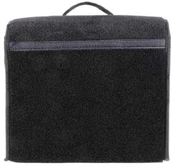 Black+Decker Organizer per bagagliaio – 29 x 15 x 30 cm – con chiusura in velcro – manico – nero