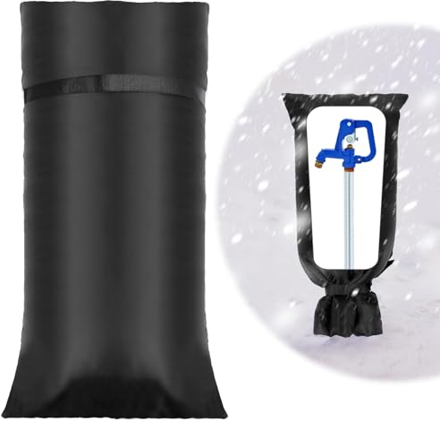 28'' x 15'' Large Faucet Cover for Winter, Outdoor Hydrant Covers Freeze Protection, Waterproof Faucet Sock for Spigot Garden Lawn Yard Farm Bibb Pipe