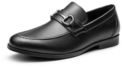 Bruno Marc Men's Dress Loafers Slip-on Formal Shoes,Size 12,Black,SBLS2410M