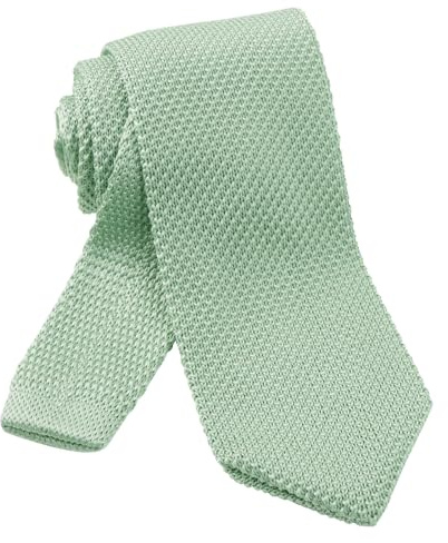Alizeal Cravates tricotées décontractées multicolores vintage pour homme, taille unique