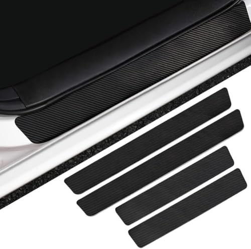 YDSTNiu 4 Piezas Protector de Umbral de Puerta para Toyota Yaris (2005-2010), Protector de Estribo de Coche Pegatina de Umbral Entrada Puerta Antirrayas,A