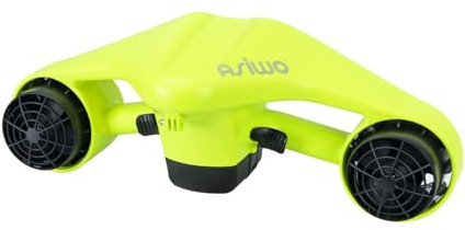 Asiwo Scooter Subacqueo Elettrico Seascooter con Action Camera Mount - Scooter Marino a Doppio Motore Impermeabile per Immersioni subacquee Nuoto Snorkeling