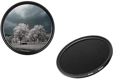 Filtro de infrarrojos IR760 de 62 mm IR760 (62 mm, IR 760 dHD), filtro digital de pasaporte