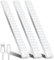 OUILA Led Armadio con sensore di movimento, 4 Modalità, Sottopensile Luce Notturna, USB Ricaricabile, Striscia Led per Cucina (Bianco-5000K, 32cm*3 Pezzi)