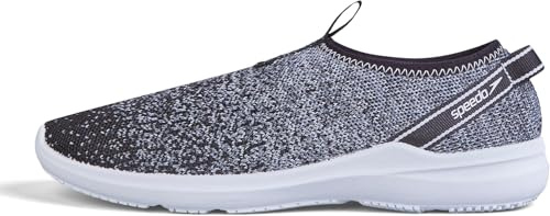 Speedo Women's Surfknit Pro Water Shoes | Aquashoes, Speedo Black/Verditier Blue, 5