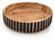 Indus Lifespace Frutero de madera de mango para mostrador de cocina, frutero para decoración de casa de campo, centro de mesa (25,4 x 25,4 x 6,3 cm)
