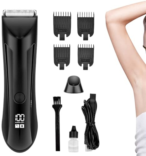 Wiederaufladbarer Barttrimmer Für Männer - Kabellose Haarschneider Rasierer | Rasurpflege Für Gesicht Körper Schnurrbart