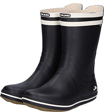 Viking MATROS II, Unisex-Erwachsene Gummistiefel, Blau (Navy/Offwhite), 41 EU (7.5 UK)