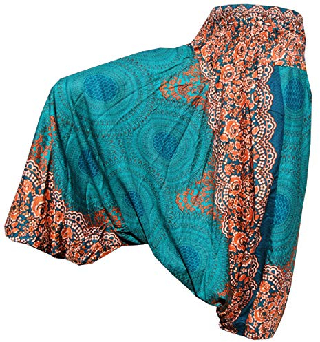 PANASIAM Aladin Pants Mandala 3, Turquiose L
