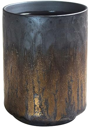 Operitacx Japanische Teetasse Vintage Keramik Kaffeetasse Becher Tee Milch Bier Tasse Wassertasse Retro Teetassen