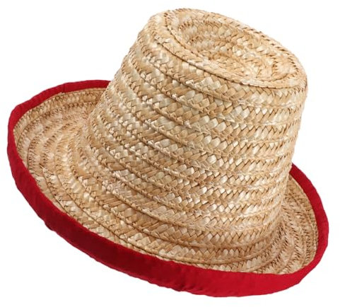 Vaguelly Chapeau De Paille pour Jonglage Et Acrobaties Unisexe Taille Unique Léger Et Résistant Adapté Spectacles De Rue Et Cosplay Artistique