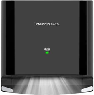 KUSOLE Asciugamani Elettrico da Parete, Peso di Soli 3,1 kg, Facile da Installare, Potenza 1250 W, Asciugatura Mani in 10 Secondi, Materiale ABS Resistente Black