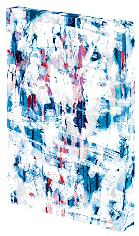 Nuuna Notizbuch A5+ | Composition L - Strata | Dotted Journal | 3,5mm Punktraster | 256 nummerierte Seiten | 120g Premium-Papier | Jeans Label Material | vegan | nachhaltig produziert in Deutschland