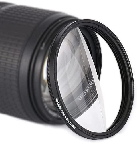 KOGJAERS Lens Filter 82mm Half Bokeh Effects Filters Foreground Blur Camera Filter Creative Photographer's Perfect Photography Set Camera Accessories