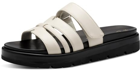MARCO TOZZI Chanclas para mujer 2-27407-44, color crema, talla 39 EU, crema, 39 EU