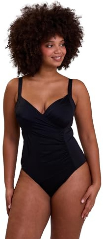 Sans Complexe - Modèle Aruba - Maillot de Bain Une pièce - Femme - 100D - Noir