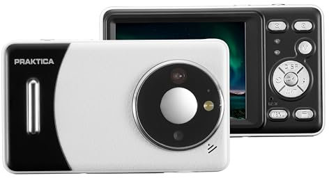 Praktica DZ13 Compact Digital Camera 13MP Dual CMOS Sensors, Wide-Angle Lens & 18x Zoom, Full HD Video