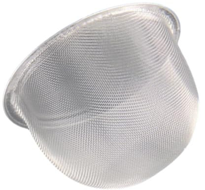 Colino a rete riutilizzabile per foglie sfuse per ingredienti zuppe bevande, argento, 8 cm