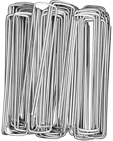 Toddmomy 30 Piezas Clavos para Césped de Jardinería Fijador de Césped Artificial Estacas Resistentes para Jardín Clavijas Forma para Anclaje