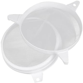 LOLIPPYY Doppelsieb Honigsieb Kunststoff Honigfilter Nylon Feinmaschig Bienenzucht Ausrüstung Anti rost Korrosionsbeständig Großes Fassungsvermögen Bienenzüchter Anfänger Geeignet