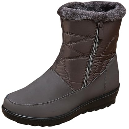 Stivali Pioggia Donna 2026 Neve Uomo Stivaletto Pelo Senza Tacco Chelsea Stivaletti con E Plateau Scarpe Flamenco