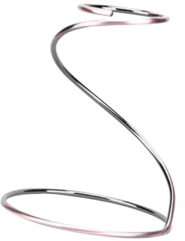Alipis Soporte para Gotero de Café en Forma de S de Hierro en Color Latón Antiguo Portavasos para Filtro Compacto y Ligero Accesorio para Preparación de Café Manual Adecuado para Uso