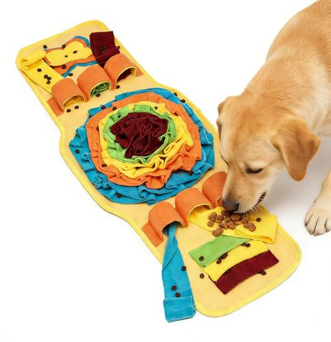 fuxunamz Alfombra Olfativa Perros, 80 x 28.5cm Mascotas Duradero Manta Olfativa Perro, Juguetes para Perros, Lavable a Accesorio de Entrenamiento, para Cachorro, Mascotas, Pequeño, Mediano y Grande