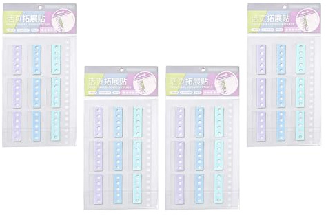 Pegatinas de refuerzo de agujeros - 72 unidades de amplificadores de , etiquetas y películas - Amplificador de agujero de papel para grapadoras y cuadernos, para, , hombres