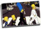 Leinwanddruck, Motiv Die Simpsons Abbey Road Pop Art, 76,2 x 45,7 cm