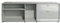 trendteam smart living - Lowboard Fernsehschrank Fernsehtisch - Büro - Infinity - Aufbaumaß (BxHxT) 183 x 60 x 42 cm - Farbe Hellgrau - 195270721