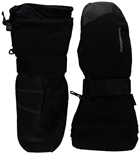 Trango Unisex Khrebet tvätthandskar, svart/svart, S, Svart/svart, S