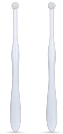 Hundezahnbürste, 2 Stück Weiche Zahnzahnbürste für Haustiere, Dichte Bürste mit Mikrobürstenkopf für Welpen, Kätzchen, Katzen und kleine Hunde Mundpflege