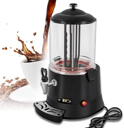 Machine à fontaine à chocolat 5 L/10 L, machine commerciale pour faire fondre le chocolat chaud, distributeur de chocolat 400 W, pour chauffer le chocolat, le café, le lait, le jus,220V 10L