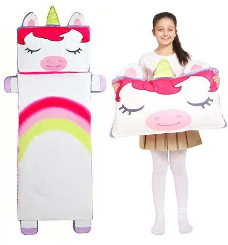 Wbesty Matelas de couchage pour nourrissons Matelas de couchage pour enfants Matelas de sieste Poches de sommeil pliables et portables pour garçon fille Jardin d'enfants Garderie Voyage Camping, Style