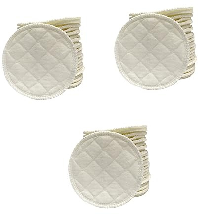 ifundom Coppette Assorbilatte Lavabili Anti-perdita Riutilizzabili Inserti Per Reggiseno in Cotone Ultra Assorbenti 12 Pezzi*3