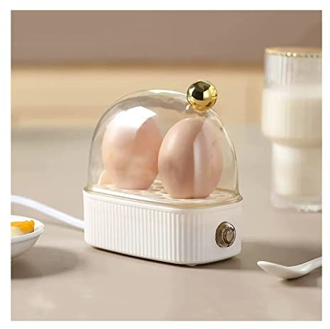 Electric Egg Boiler - Rapid Multi-Function Cooker for One Person Breakfast - Ideal for Household and Dorm Use - Cooks Two Eggs in Minutes