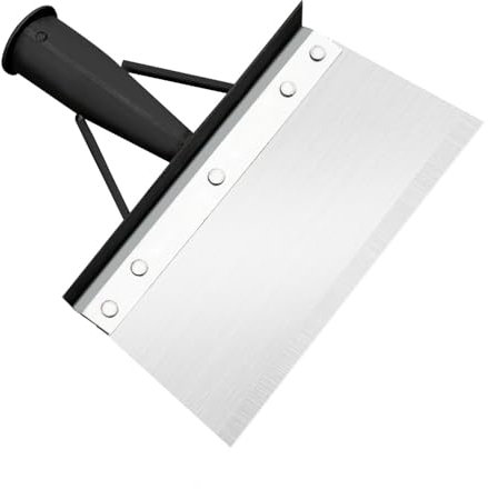 Pelle de Jardin Multifonctionnelle,Pelle de Nettoyage en Acier Inoxydable,Pelle Plate de Jardin en Acier Robuste pour Jardinage,Désherbage,Bordures de Pelouse